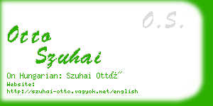 otto szuhai business card